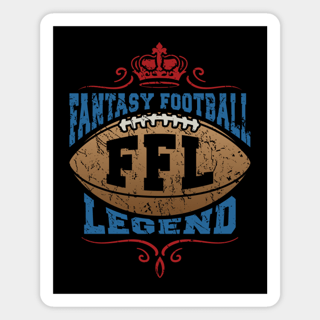 Fantasy Football Legend FFL Magnet by hobrath